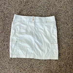 White House Black Market white Casual Skirt